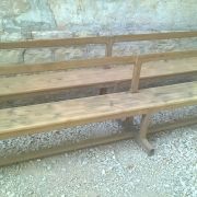 Paires grand banc d'église