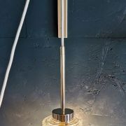 Lampe baladeuse suspension vintage années 60 laiton verre 