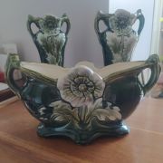 ensemble de  céramique barbotine l'Abeille 