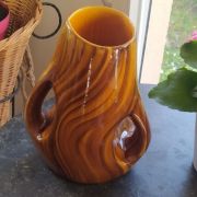 grand vase céramique imitation bois 