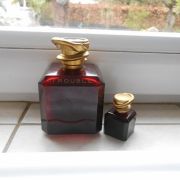 Flacon vide "  100ml +  mini  pleine3 trouble de  BOUCHERON
