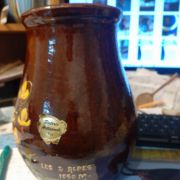 Vase en céramique vernis