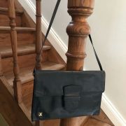 Pochette cuir année 60 