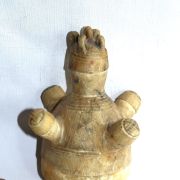 Gourde ancienne en mamelle de chameau. Afrique du Nord