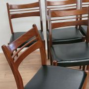 6 Chaises vintage Scandinaves 1960 Danemark