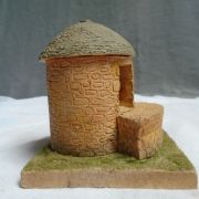 La gariotte terre cuite peinte ,pièce unique