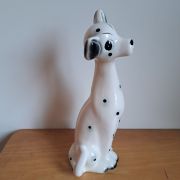 Grand dalmatien vintage en faience 
