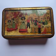 Boîte en tôle publicitaire biscuits d'Alsace