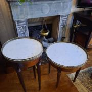 2 tables bouillotte  (70 et 53 cm)