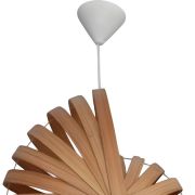 Lustre nautilus en bambou