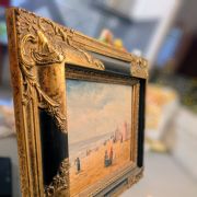 Magnifique tableau sur panneau signé 