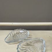 Coupelle vide poche verre année 50 lot de 2