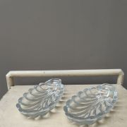 Coupelle vide poche verre lot de 2 année 50