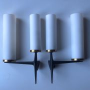 Paire d’appliques murales vintage Maison ARLUS