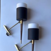 Paire d’appliques vintage ARLUS