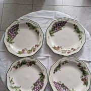 Anciennes assiettes à dessert Churchill England The Chartwel