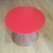 Table basse pied rotin