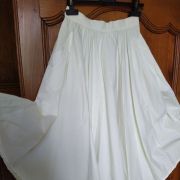 Jupe corolle style rockabilly coton T.36. P. Faivret