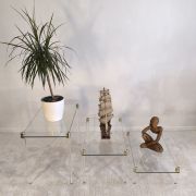 Magnifiques tables basses d’appoint - étagère Charles Hollis