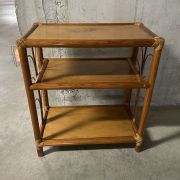 Etagère en rotin années 60