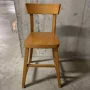 Chaise haute enfant en bois