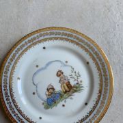 Set assiettes pour enfants, Limoges, vintage