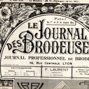 affiche revue 1936 le journal des brodeuses 