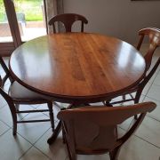 Table et  chaises  Louis Philippe