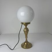 ANCIENNE LAMPE A POSER VINTAGE LAITON 