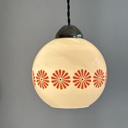 ANCIENNE SUSPENSIONS EN OPALINE VINTAGE 1970