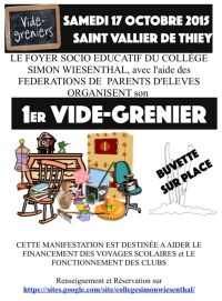 1er Vide-grenier de SAINT VALLIER DE THIEY