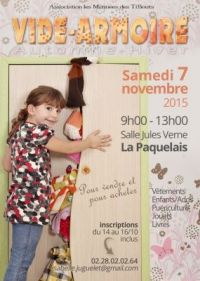 Vide armoire automne hiver Organisé par Les matinées des Ti'Bouts