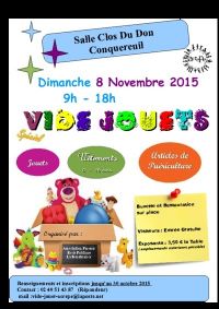 Vide jouets et puériculture Organisé par l'association des parents d'élève de l'école