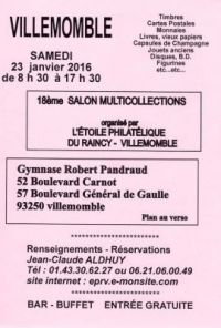 18ème salon multicollections de Villemomble