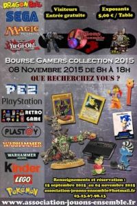 Bourse Gamers collection 2015