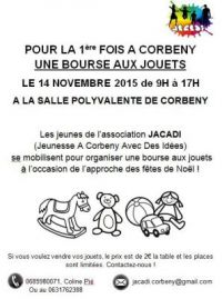 Bourse aux jouets organisée par l'association Jacadi