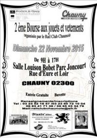 2ème Bourse aux jouets et vêtements Rail Club Chaunois