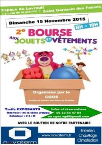 2ème bourse aux vêtements et jouets Saint Germain des fosses