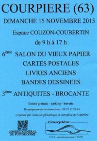 6ème salon du vieux papier, cartes, livres et 3ème antiquité