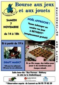 Bourse aux jeux et aux jouets Noël approche ! Betheny