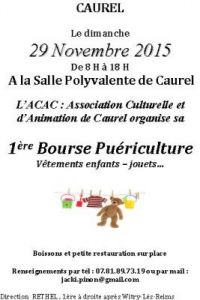 1ère Bourse Puériculture, vêtements, jouets Caurel