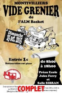 Vide-grenier de L'Alm de Basket de Montvilliers