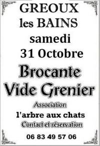 Brocante vide-grenier de Greoux Les Bains