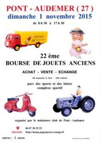 22ème bourse de jouets anciens Pont Audemer