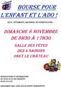 Bourse pour l'enfant et l'ado !