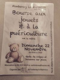 Bourse aux jouets et à la puériculture de Fontenay Le Marmion