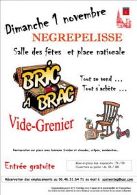 Bric à brac - vide grenier d'Automne du SCN Twirling Negrepelisse