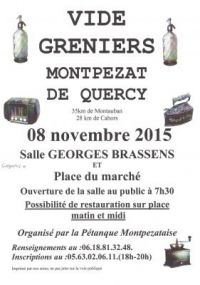 Vide greniers Montpezat de Quercy