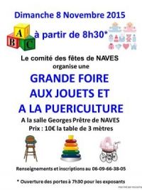 Grande foire aux jouets et à la puériculture Naves