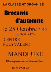 Brocante d'automne de Mandeure